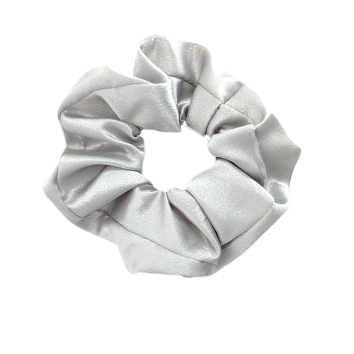 Silk Hair Rubber Scrunchie