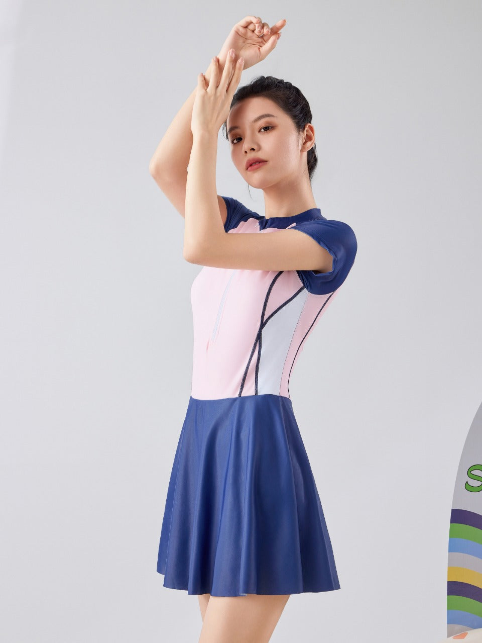 SunSurge Sporty Skirt Swimsuit