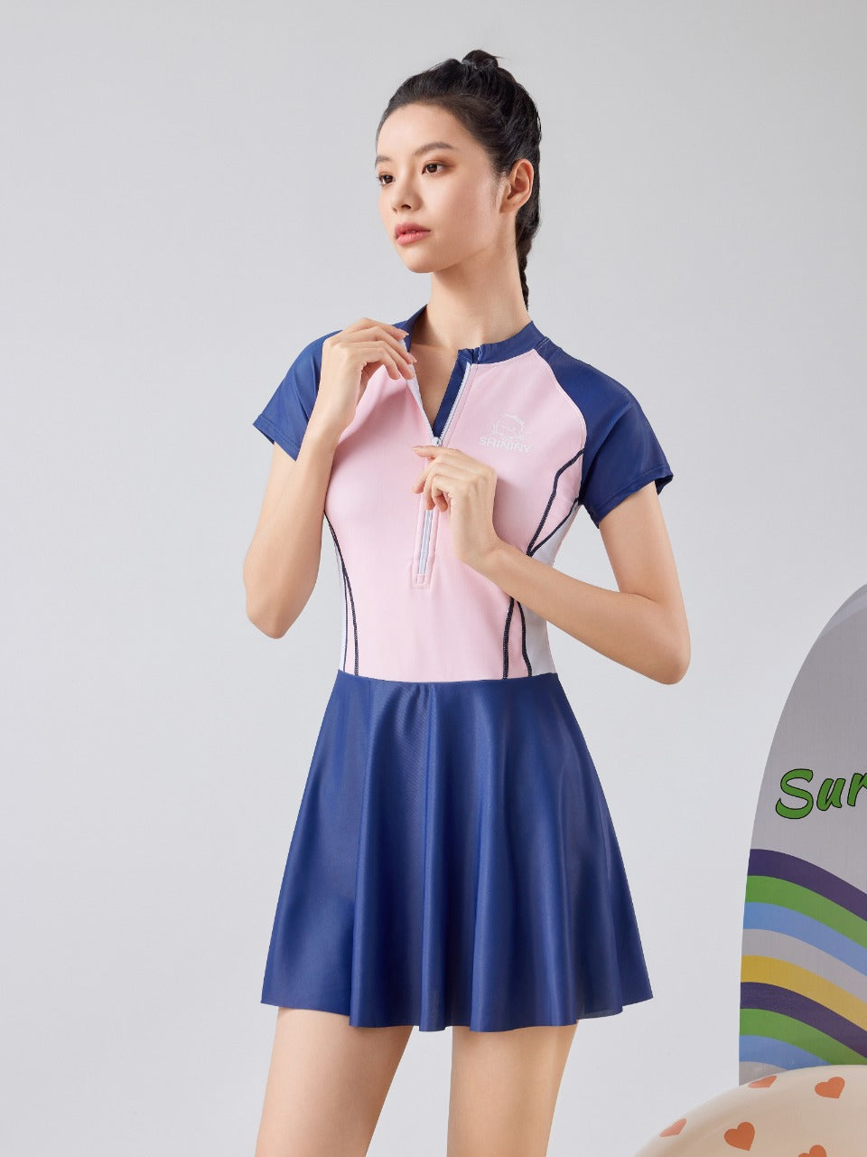 SunSurge Sporty Skirt Swimsuit