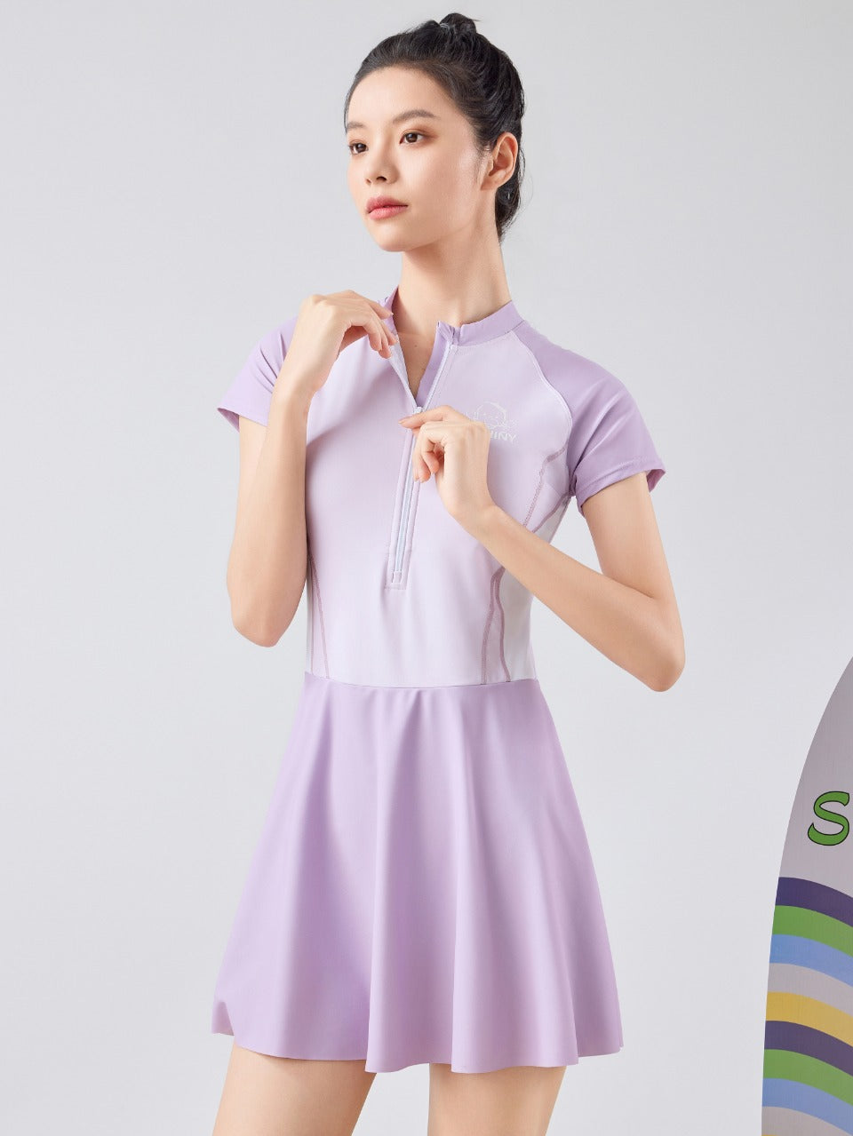 SunSurge Sporty Skirt Swimsuit