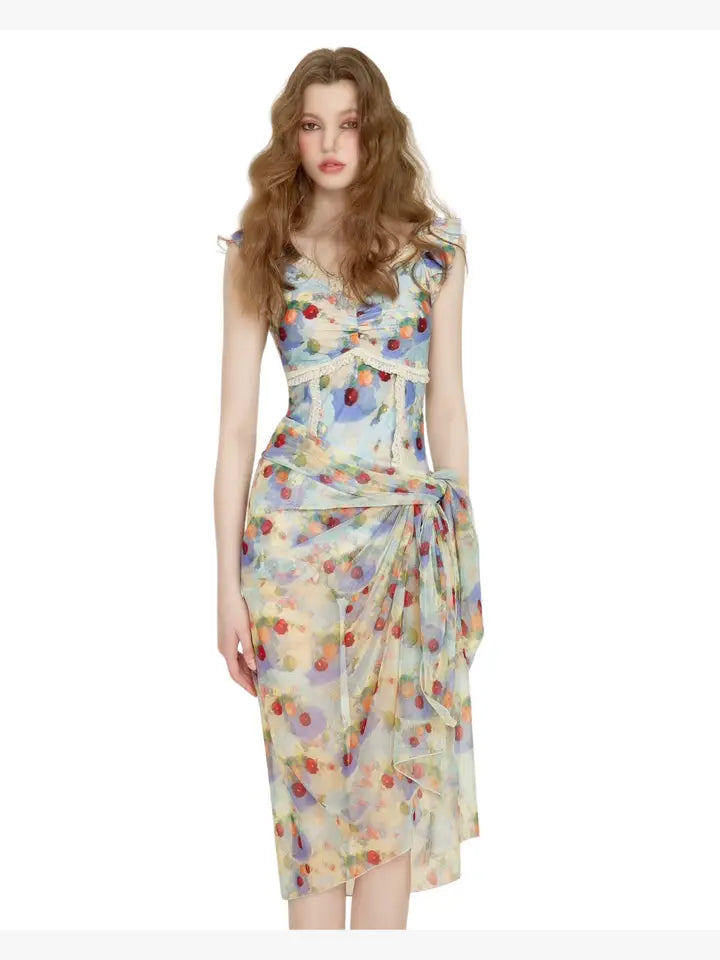 Vintage Cherry Bloom Set