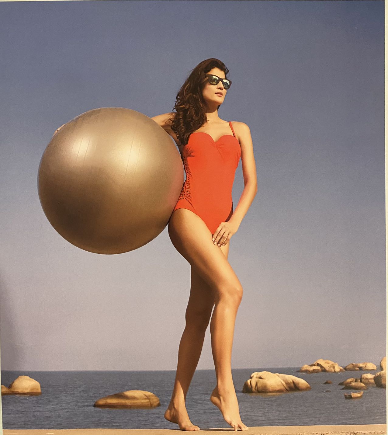 Sleek Lines Swimwear Ensemble