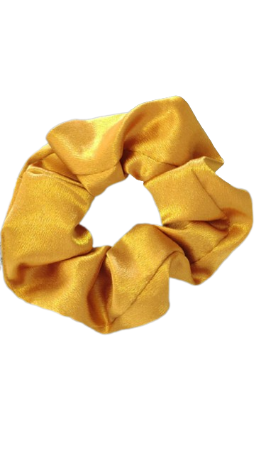 Silk Hair Rubber Scrunchie