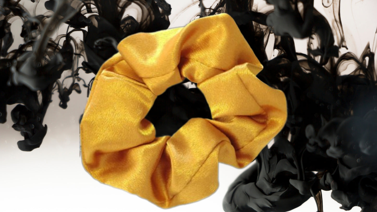 Silk Hair Rubber Scrunchie