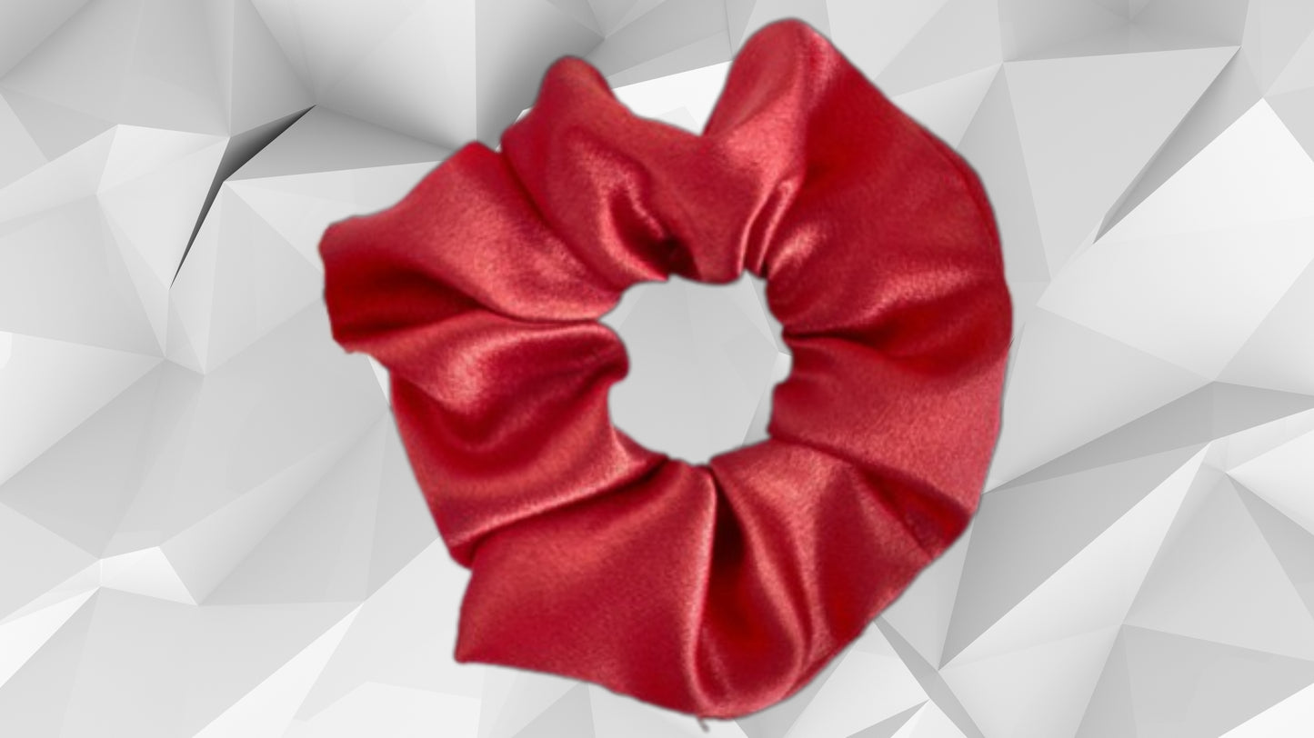 Silk Hair Rubber Scrunchie