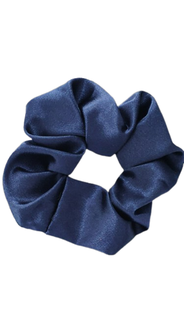 Silk Hair Rubber Scrunchie