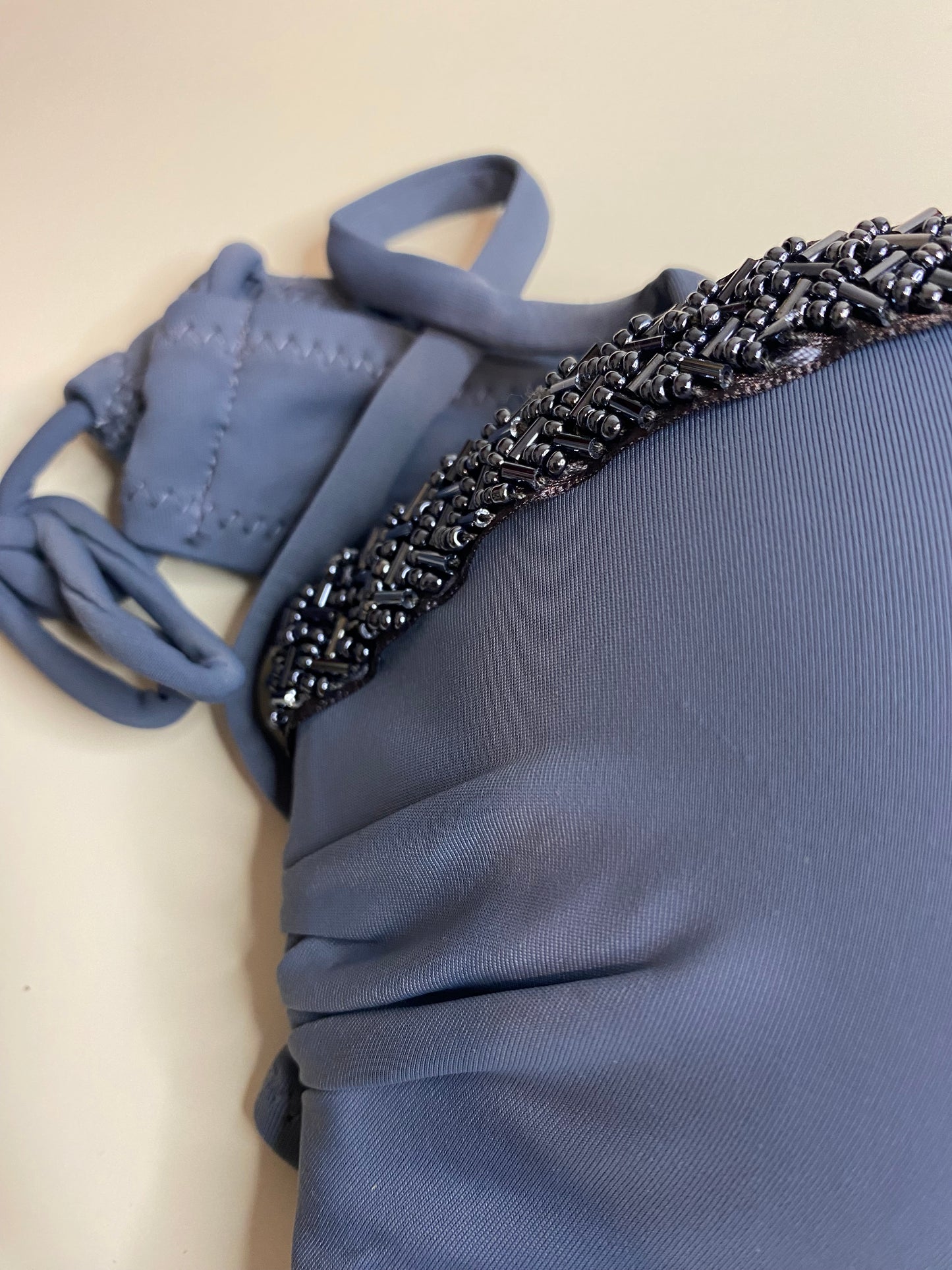 Luxurious Luster Sequin Bandeau Bikini Set