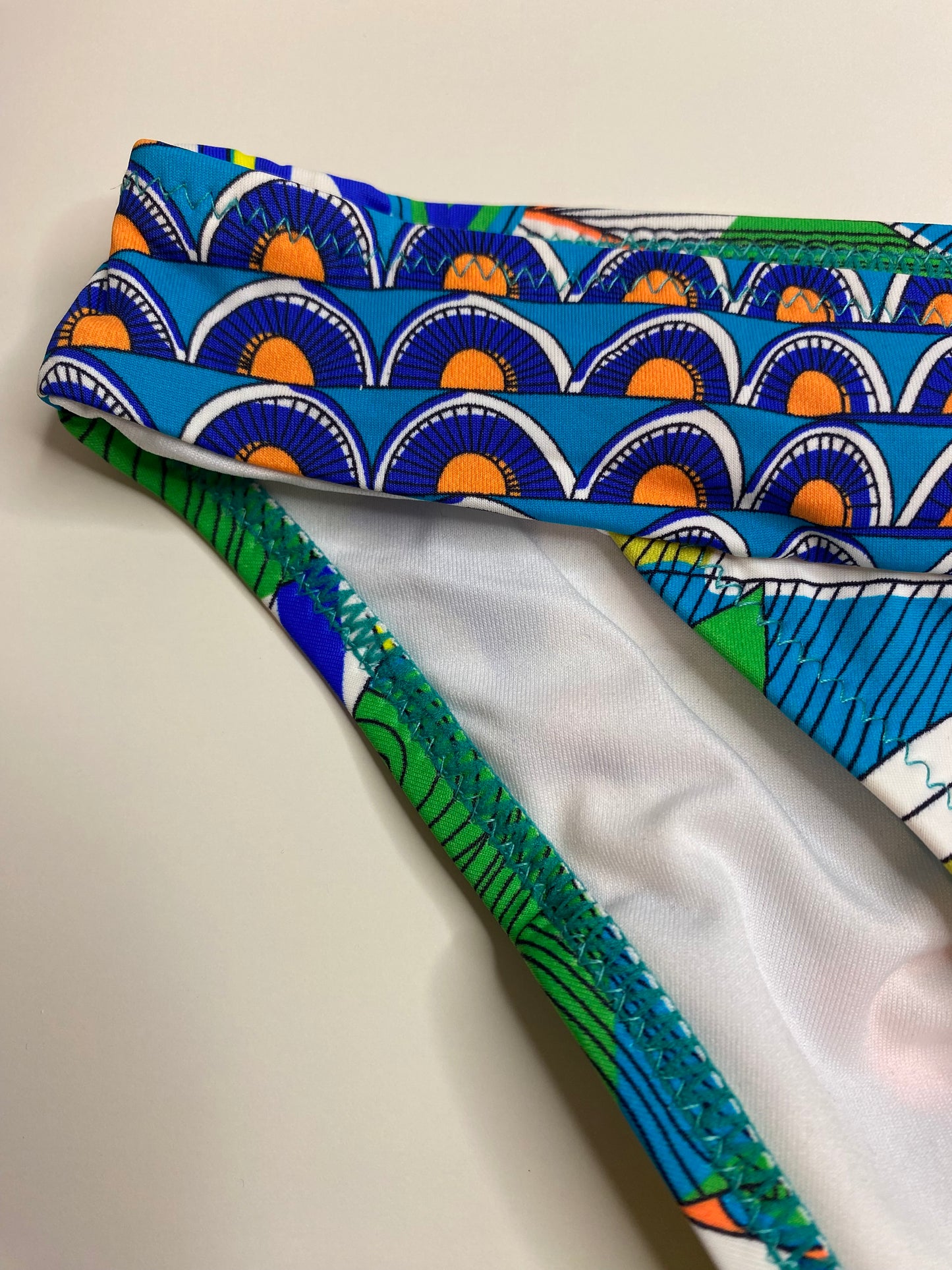 Patterned Underwire Bikini Ensemble