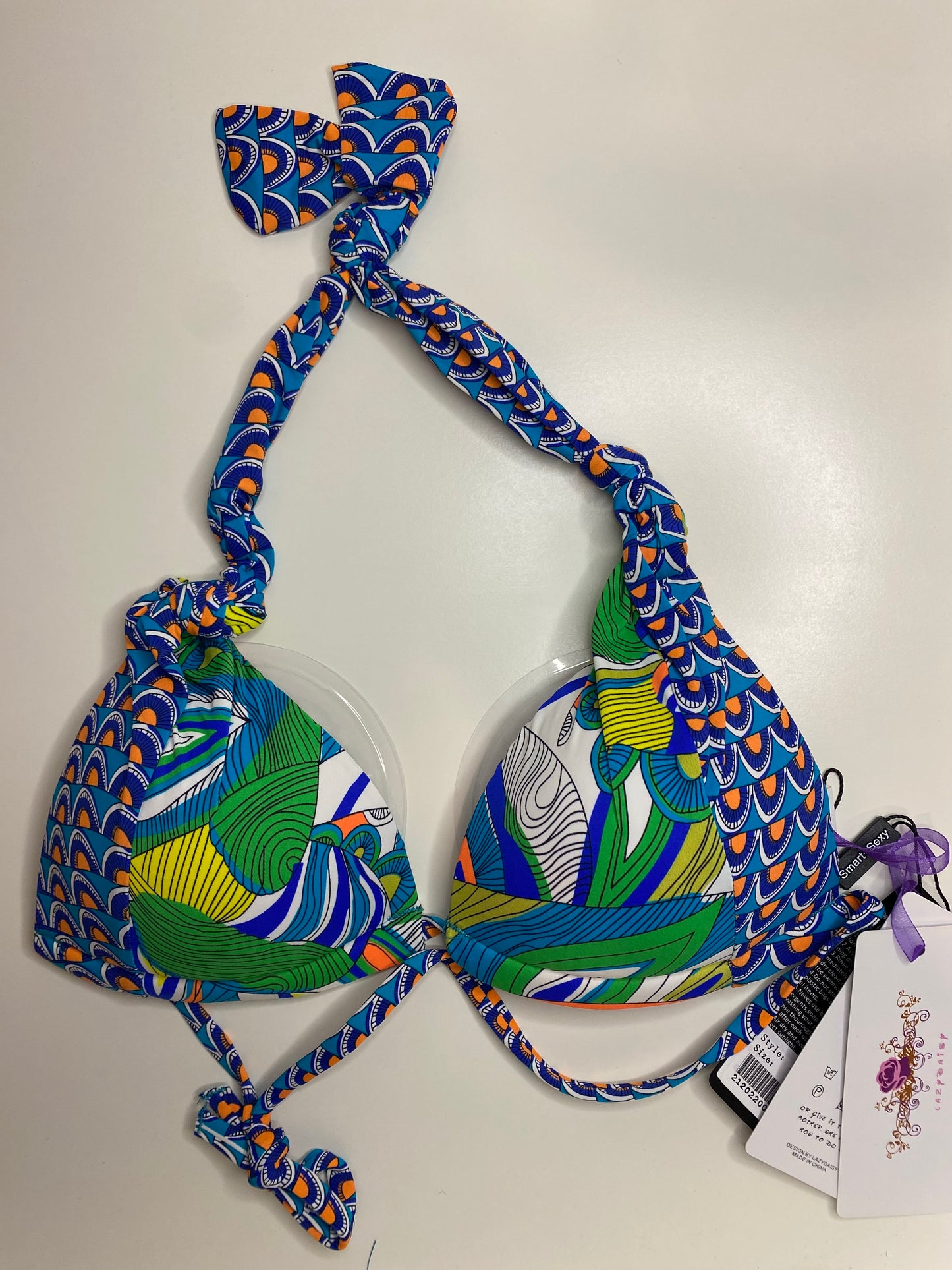 Patterned Underwire Bikini Ensemble