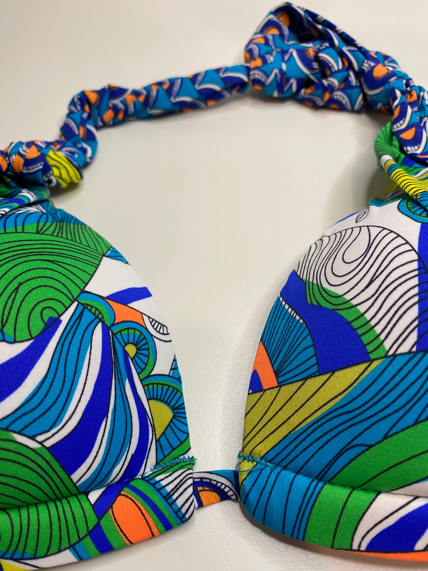Patterned Underwire Bikini Ensemble