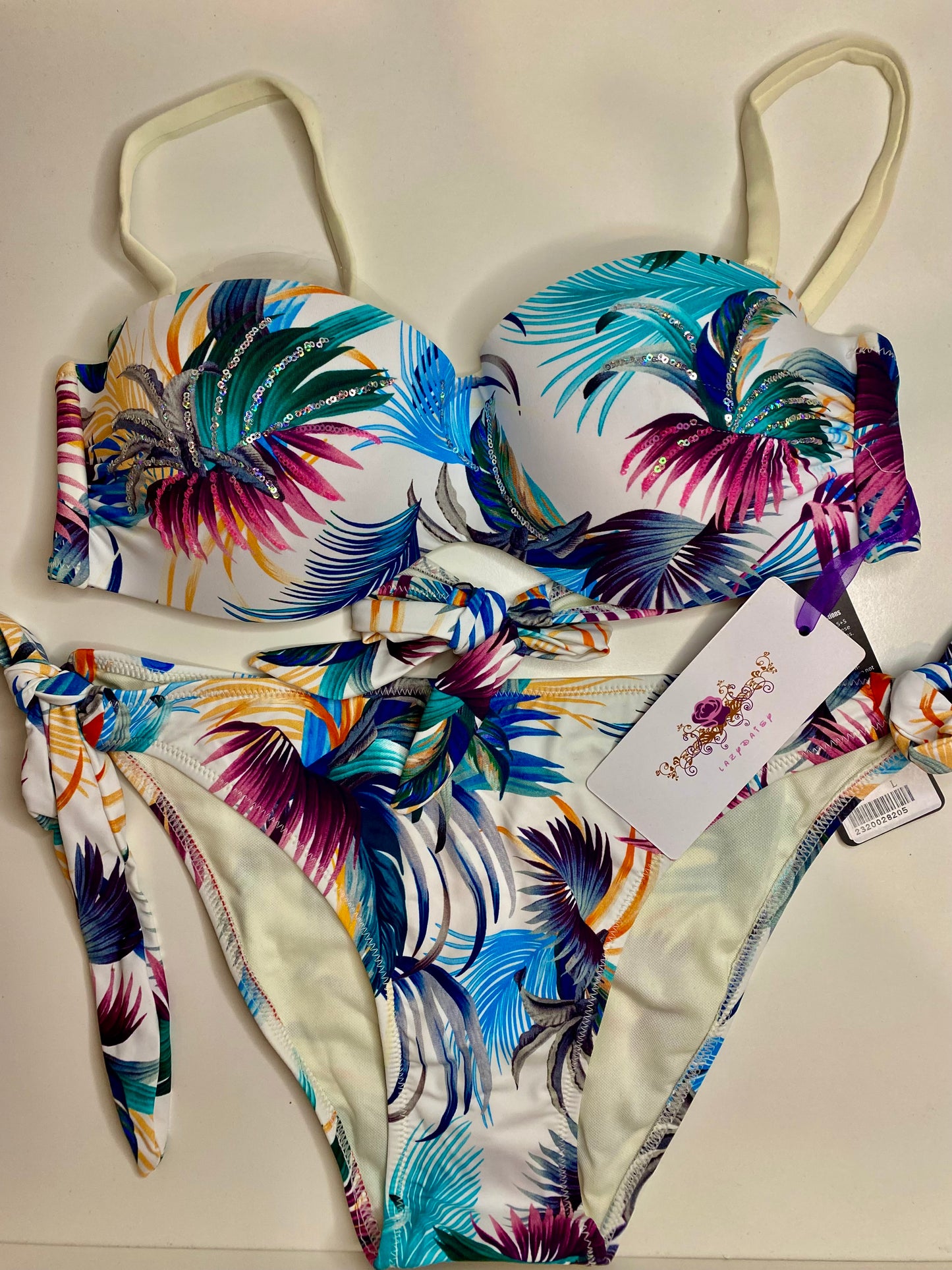 Tropic Glam Floral Bikini Set