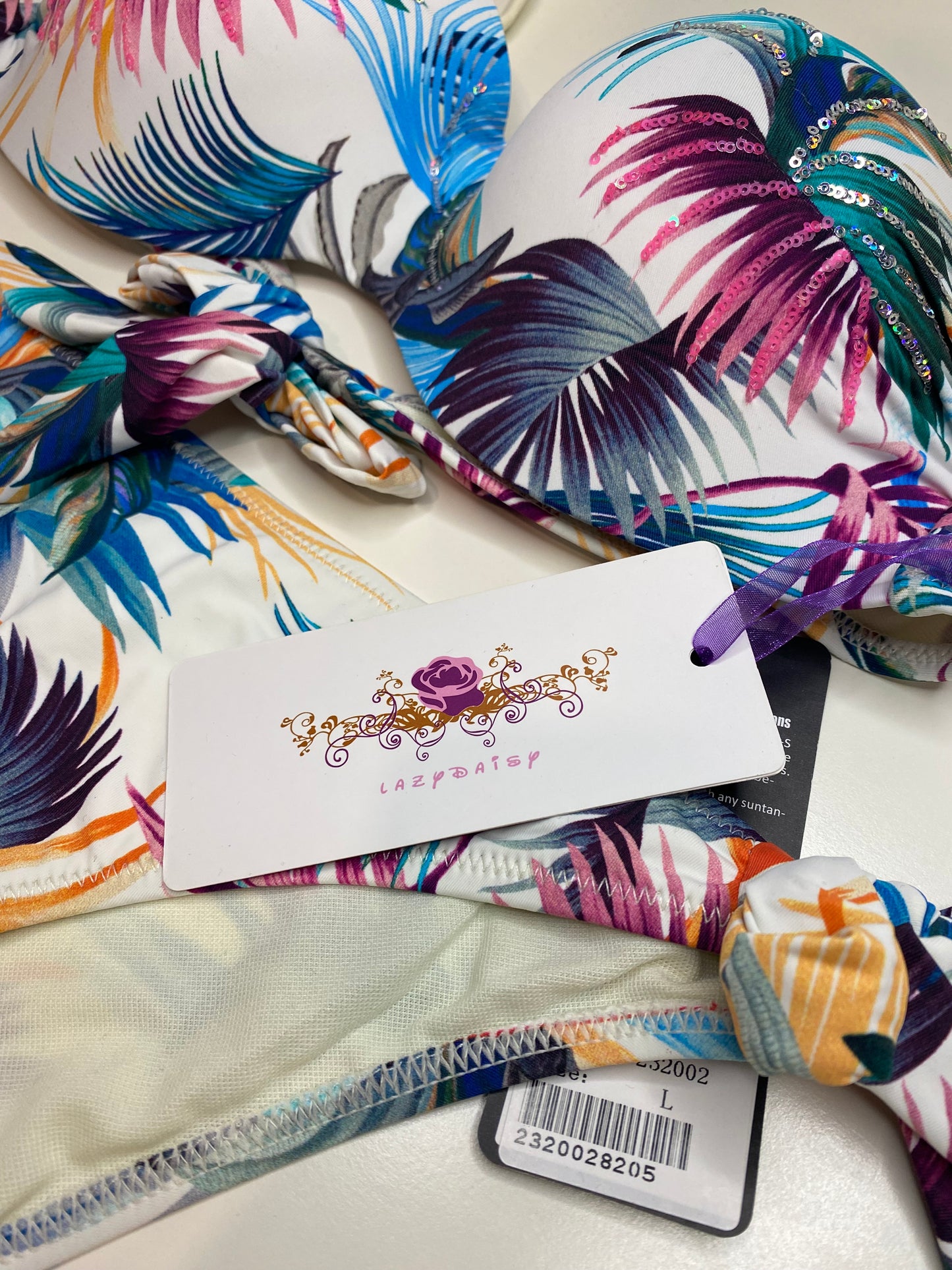 Tropic Glam Floral Bikini Set
