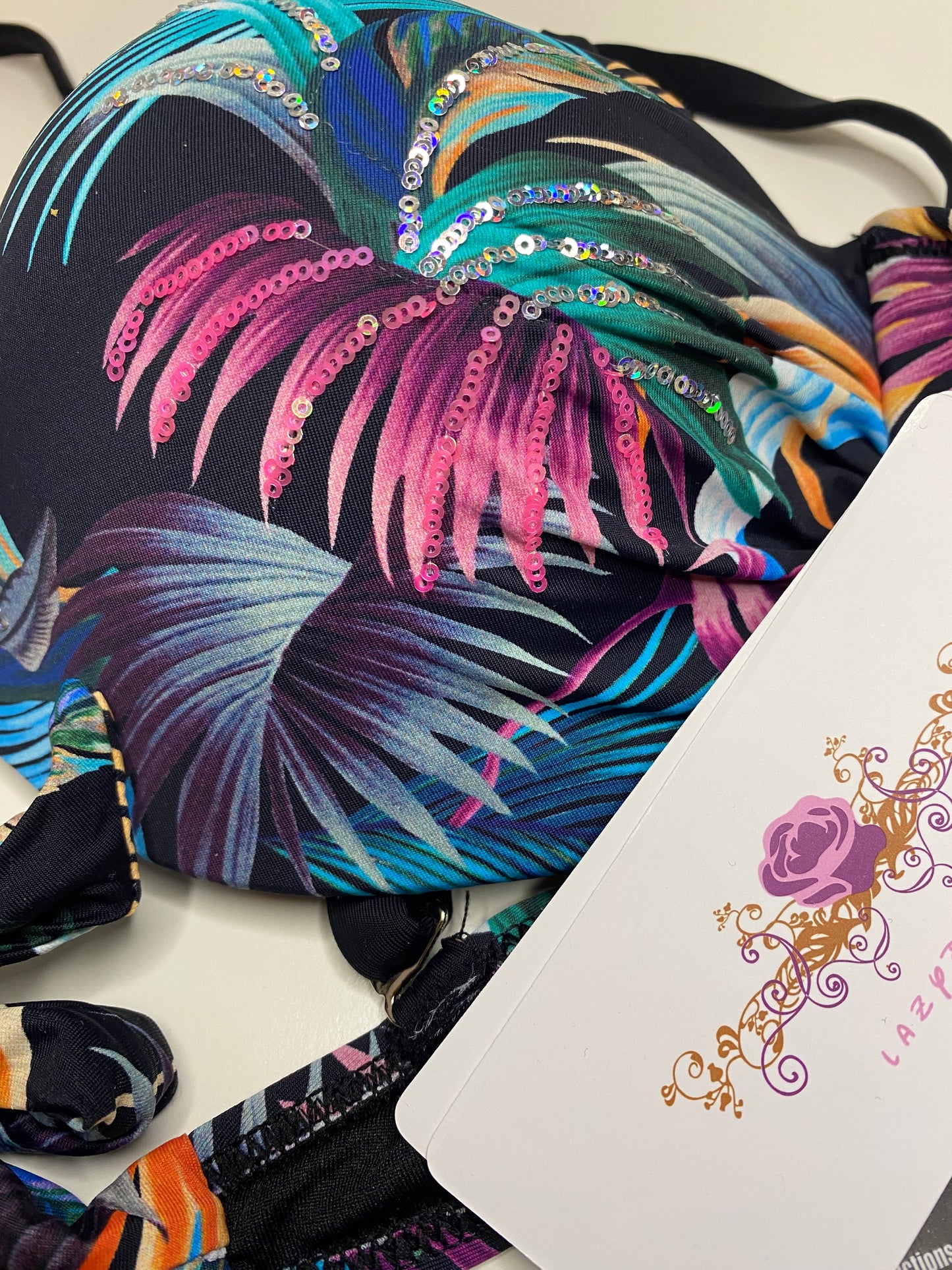 Tropic Glam Floral Bikini Set