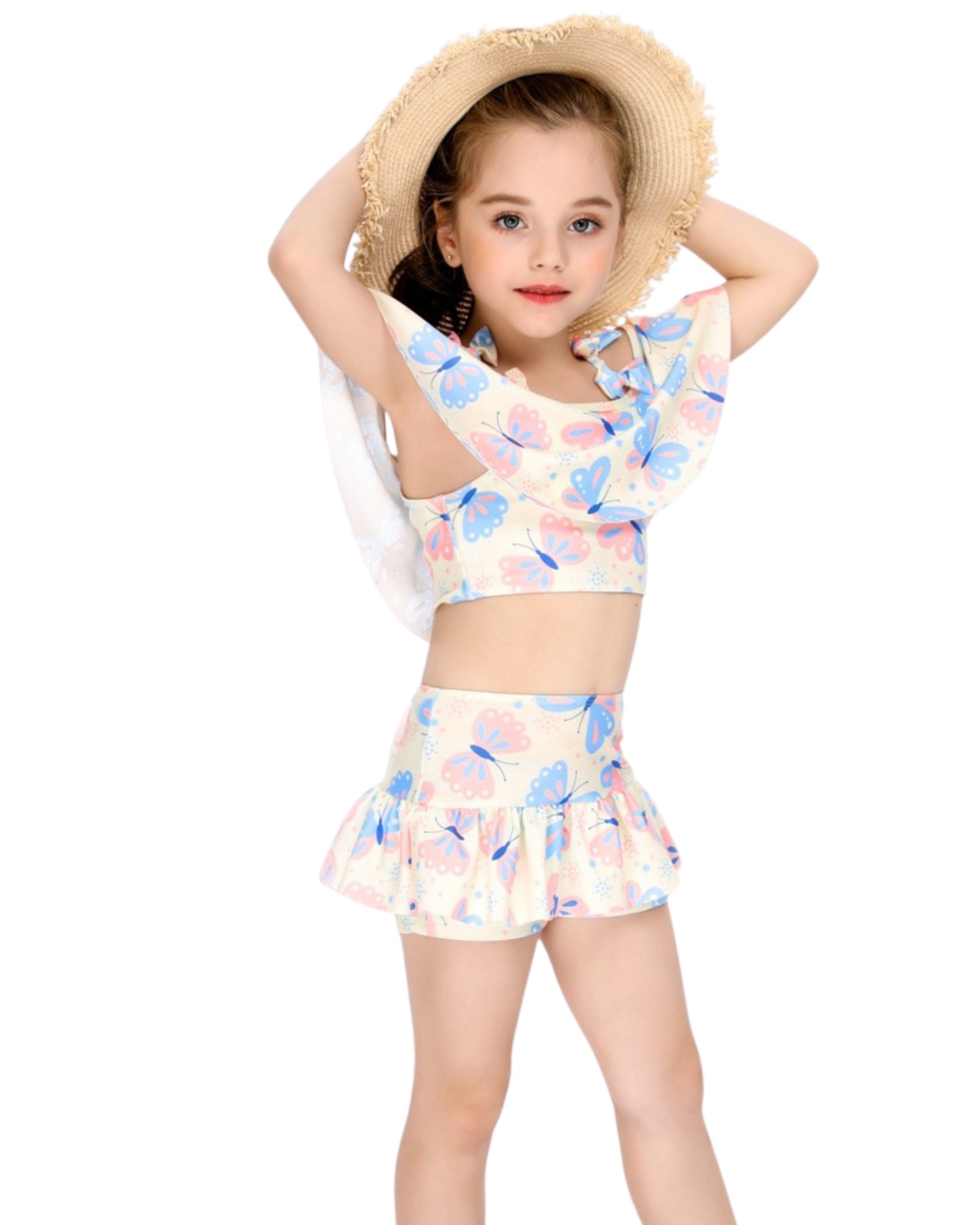Butterfly Breeze 3-Piece Swimwear Set