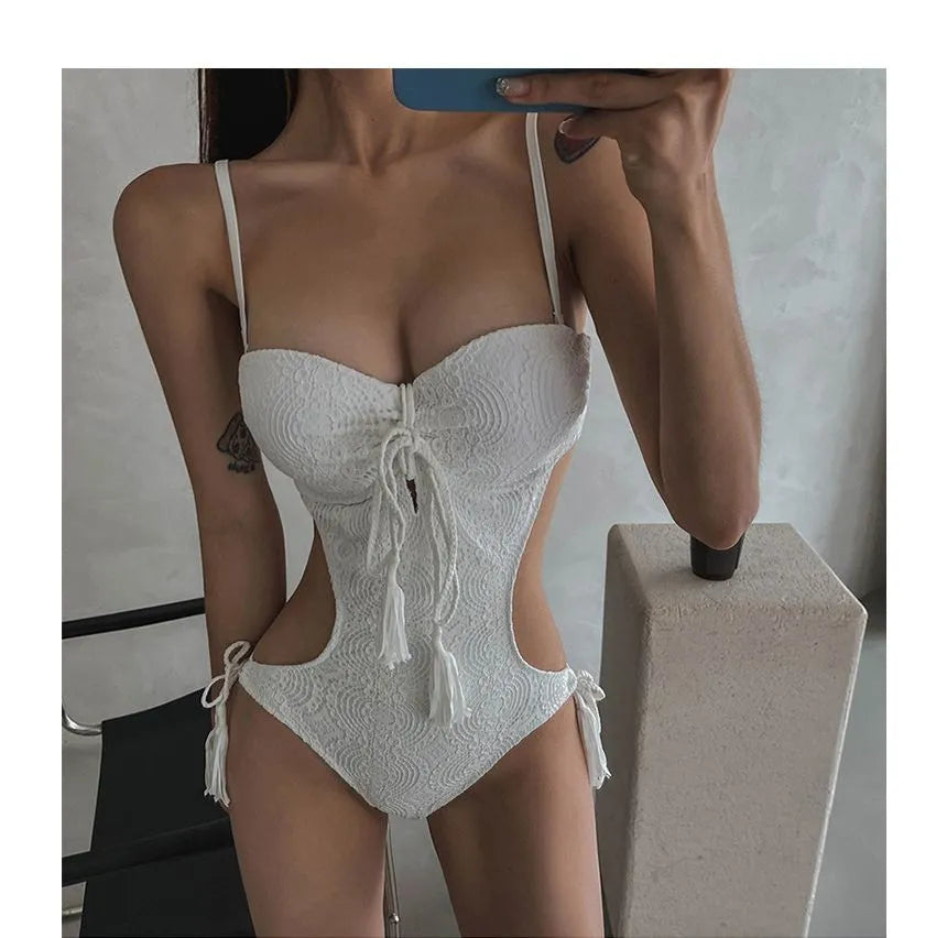 Heavenly Lace Tandem One Piece Swimsuit