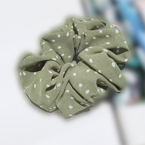 Polka Dot Scrunchie