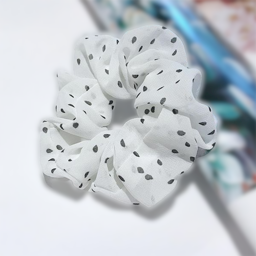 Polka Dot Scrunchie