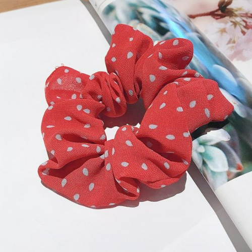 Polka Dot Scrunchie