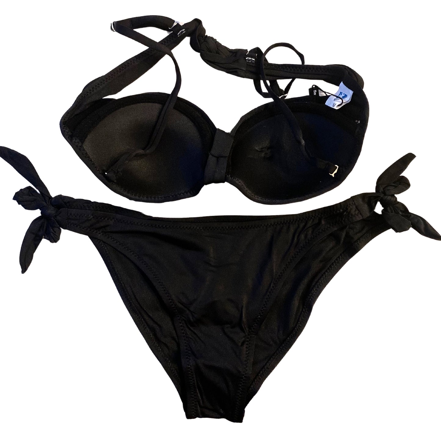 SparkleWave Tie-Side Bikini Set