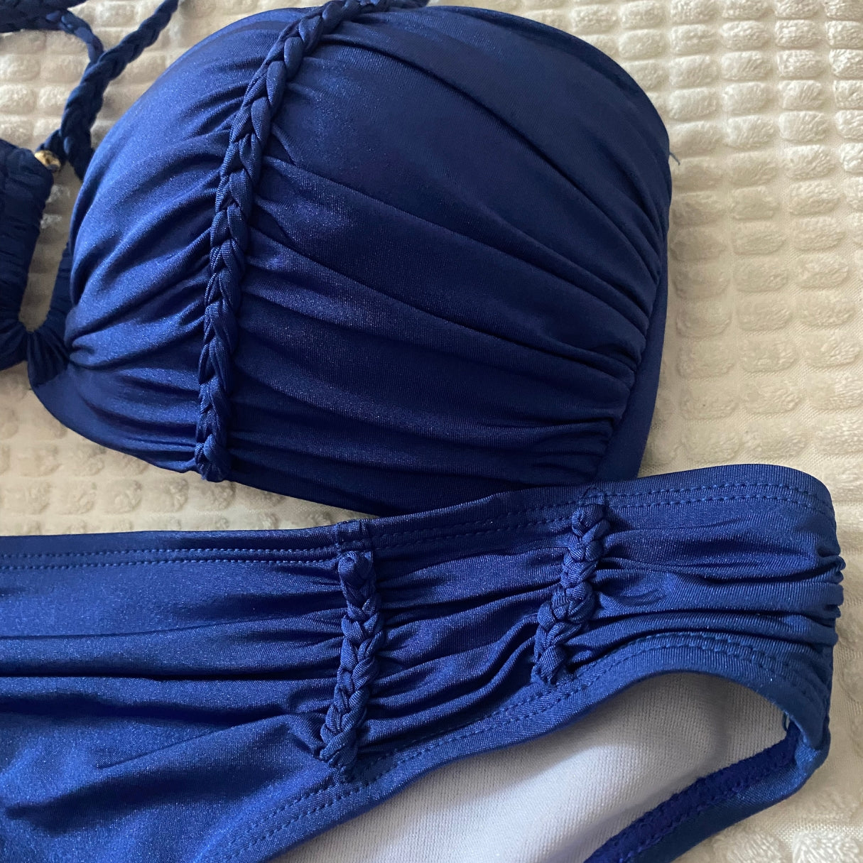 LuxeLoop Halter Bikini Set