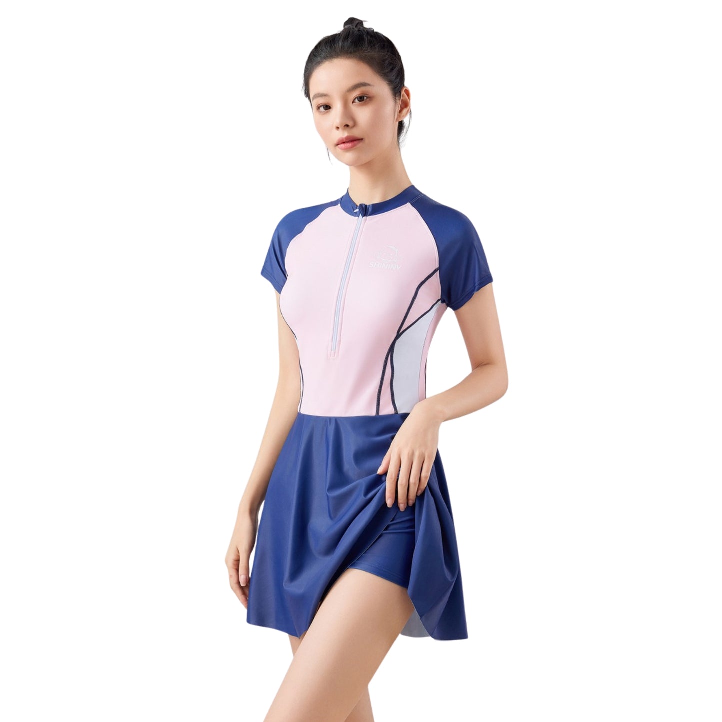 SunSurge Sporty Skirt Swimsuit