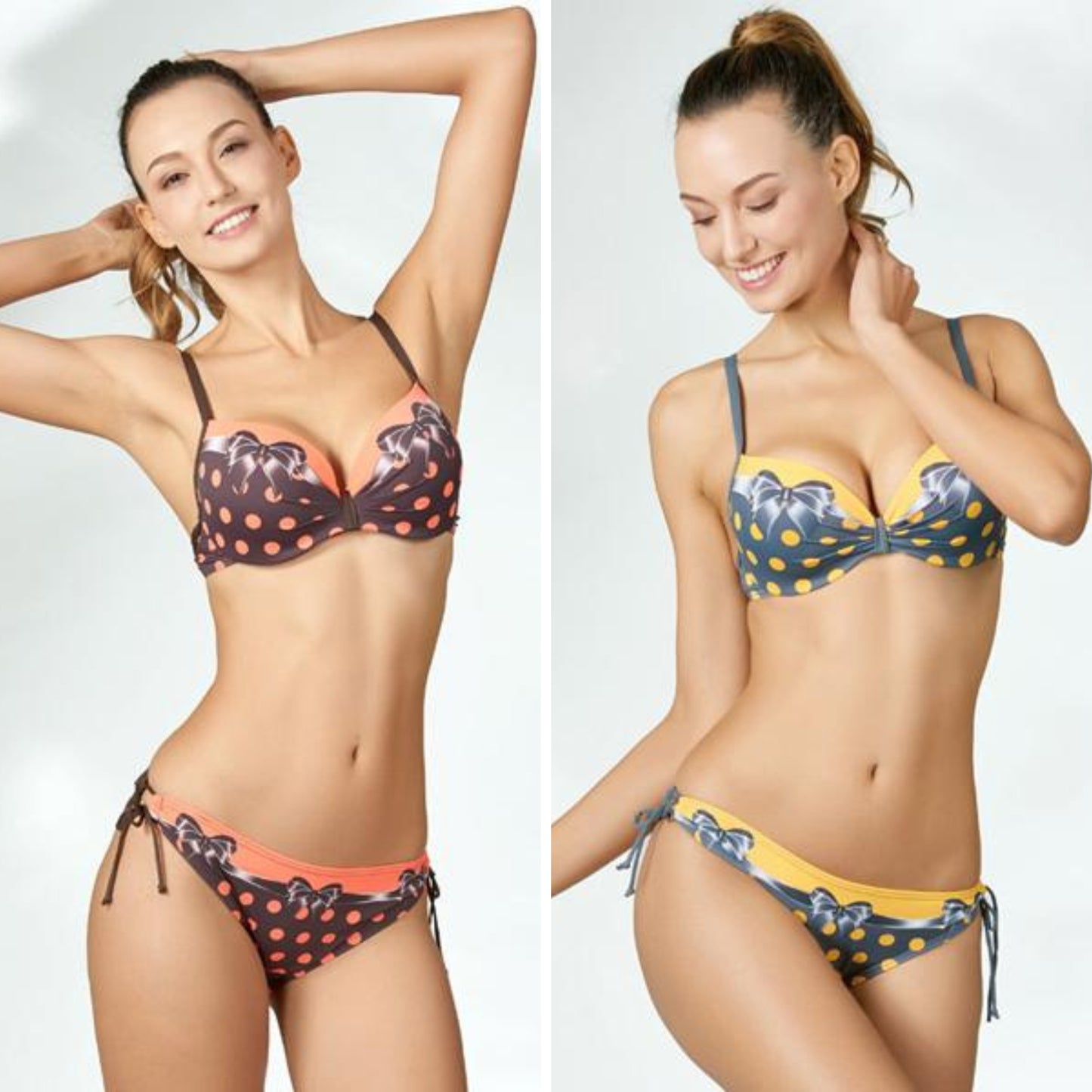 Dotty Daze Bow Bikini Set