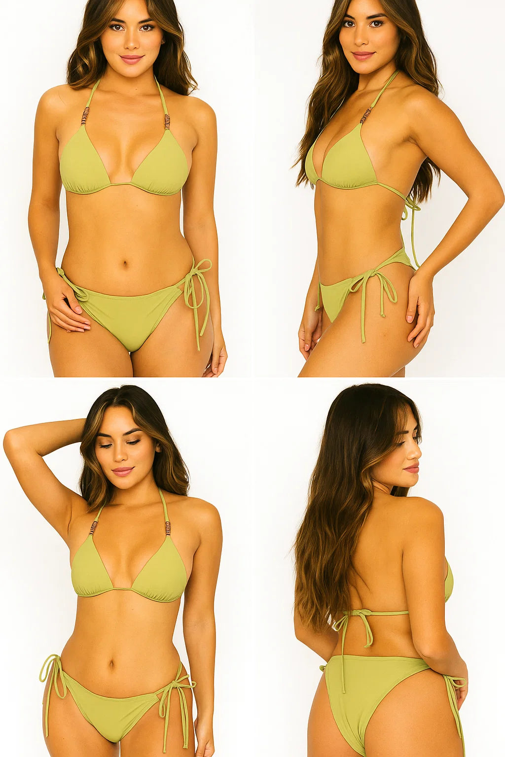 Olive Crush Classic Tie Bikini