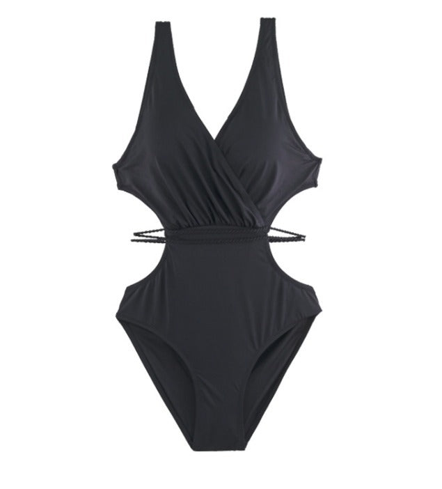 Azure Mirage Wrap One-Piece