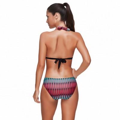 backless vintage one piece swimsuit halter/straps swimwear