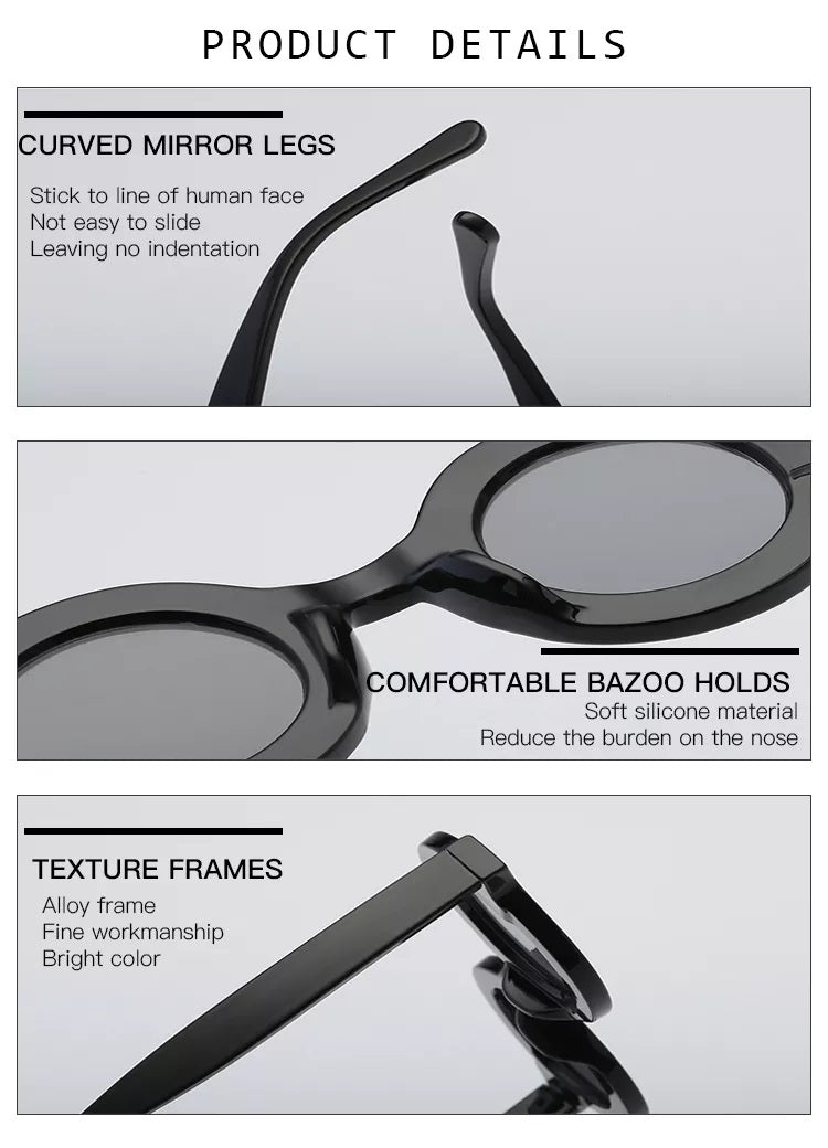 small round sunglasses women retro