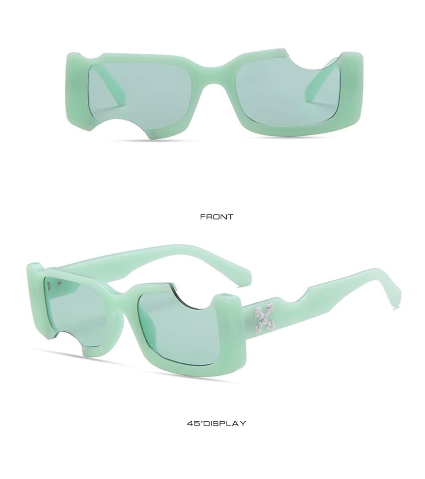 off cady rectangle-frame sunglasses