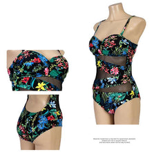 Load image into Gallery viewer, Radiant Reef Cutout One-Piece Swimsuit
