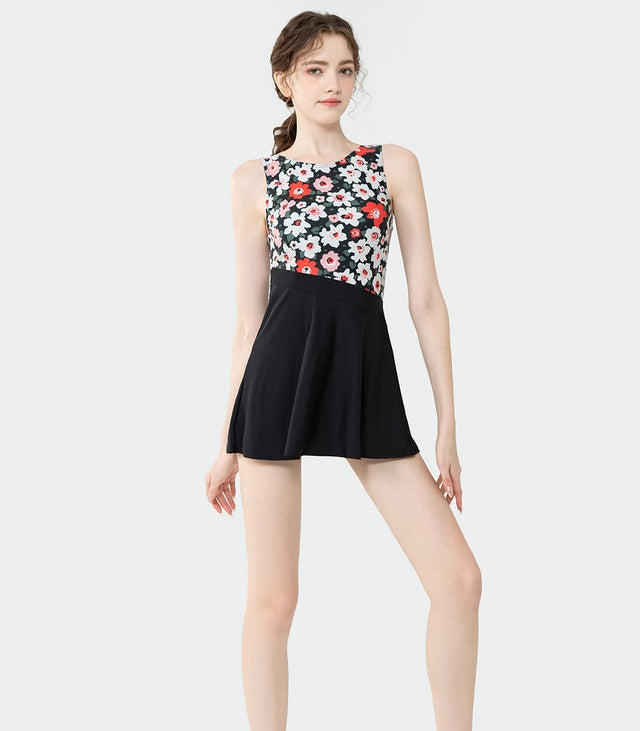 Petal Parade Moderate Exposure One-Piece Swimsuit