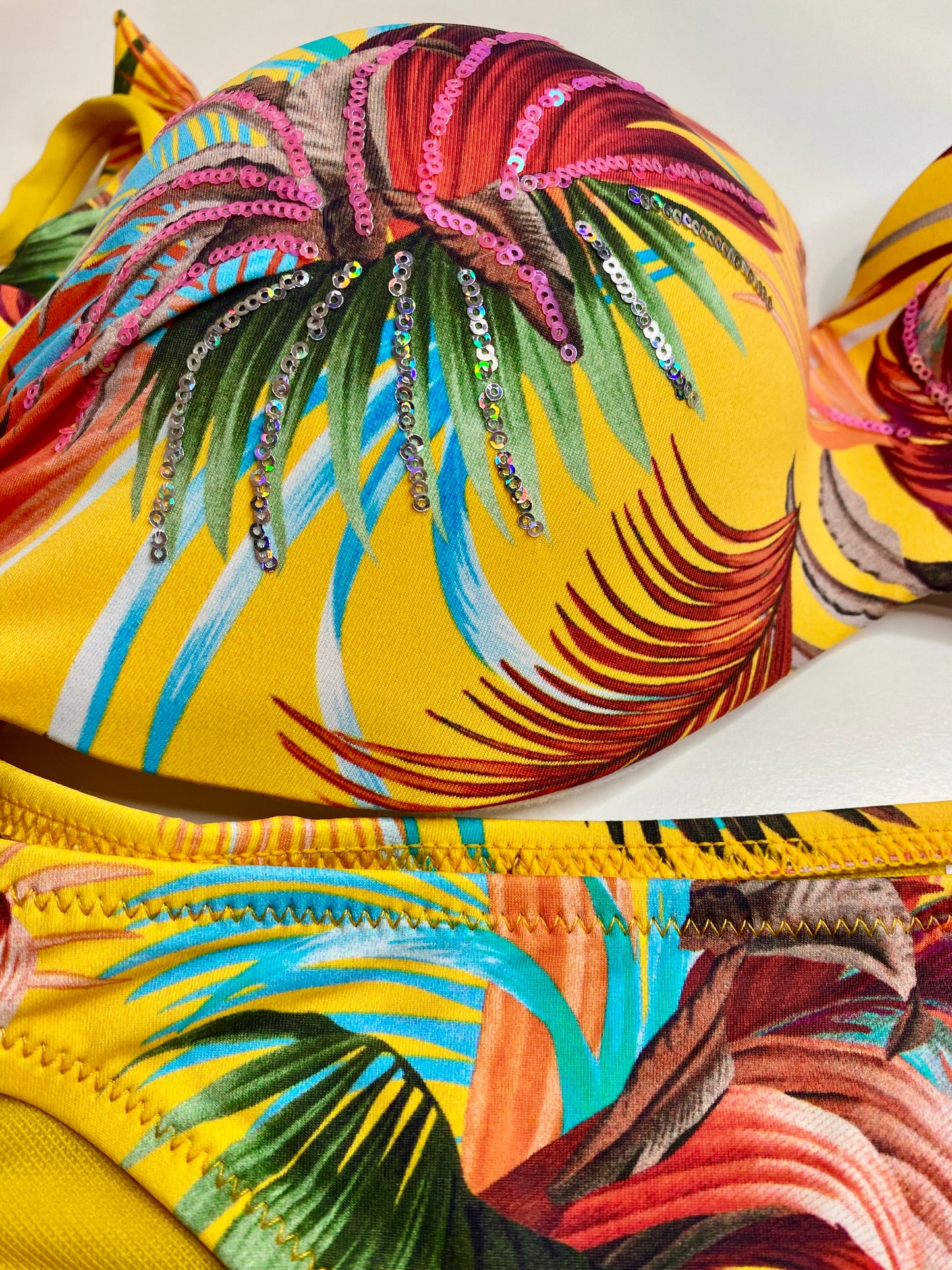 Tropic Glam Floral Bikini Set