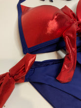Load image into Gallery viewer, Coastal Charm Color Contrast Bikini Set
