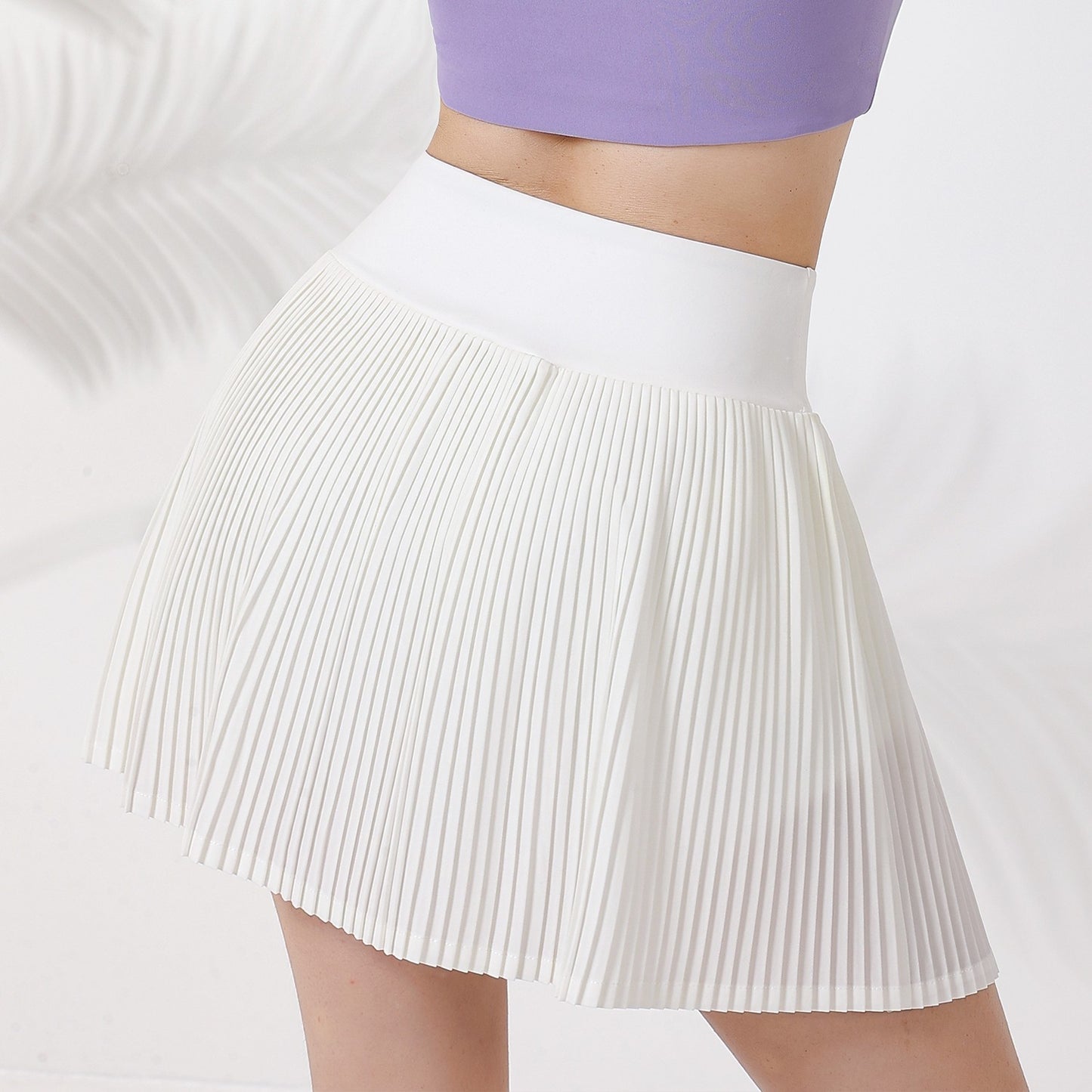 EleganzaFlex Pleated Fitness Skirt Leggings (COMMING SOON)