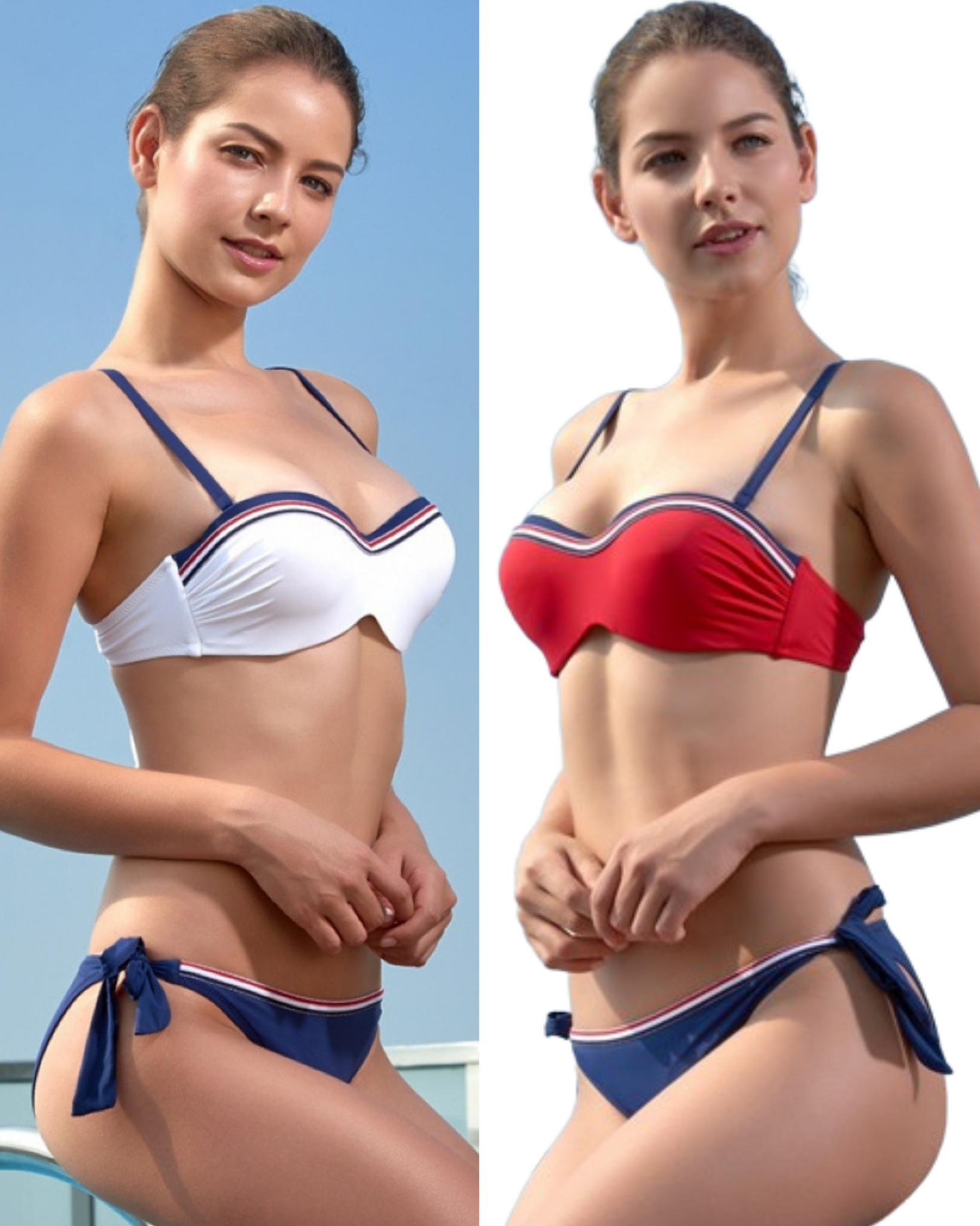 Sleek Silhouette Swimwear Bikini Set – LAZYDAISY SWIMWEAR