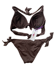 Load image into Gallery viewer, yarn-dyed pleated wired bikini set (new arrival)
