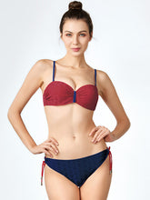 Load image into Gallery viewer, jacquard anchor bikini set

