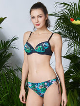 Load image into Gallery viewer, positioning print bikini set
