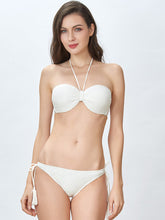 Load image into Gallery viewer, Lace Flat Bandeau Bikini Set
