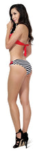 Load image into Gallery viewer, striped braid bikini set
