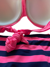 Load image into Gallery viewer, Plain Stripes With Love Flat Chest Bikini Set
