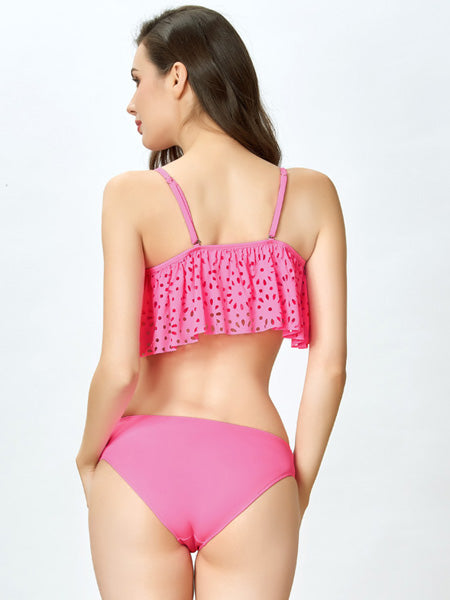 Modest Split Detail Bikini Set