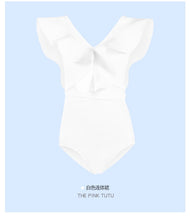 Load image into Gallery viewer, Allure Elegance Ruffle-Trimmed Maillot One Piece Swimwear
