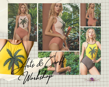 Load image into Gallery viewer, Contrast coconut one piece swimsuit
