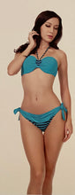 Load image into Gallery viewer, Plain Stripes With Love Flat Chest Bikini Set
